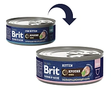 Brit Premium by Nature консервы для котят (Кролик)
